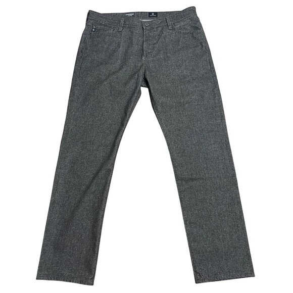 ADRIANO GOLDSCHMIED PANTS MENS SIZE 38 SUEDED THE GRADUATE TAILORED LEG NEUTRAL - Picture 1 of 10